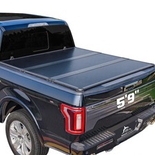 Hard Folding Truck Bed Tonneau Cover Compatiable with Chevy Silverado & GMC S...