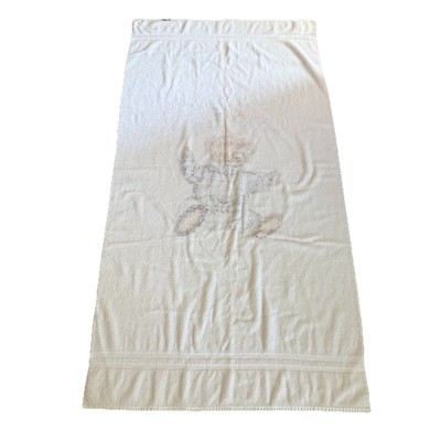 Vintage Polo Ralph Lauren Bear USA Flag Cotton Beach Bath Towel 67