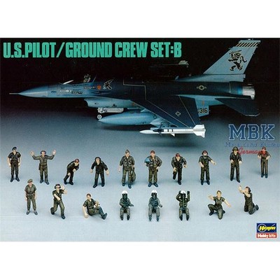 HASEGAWA HAS36005 U.S. Pilot / Ground Crew Set B (X48-5)