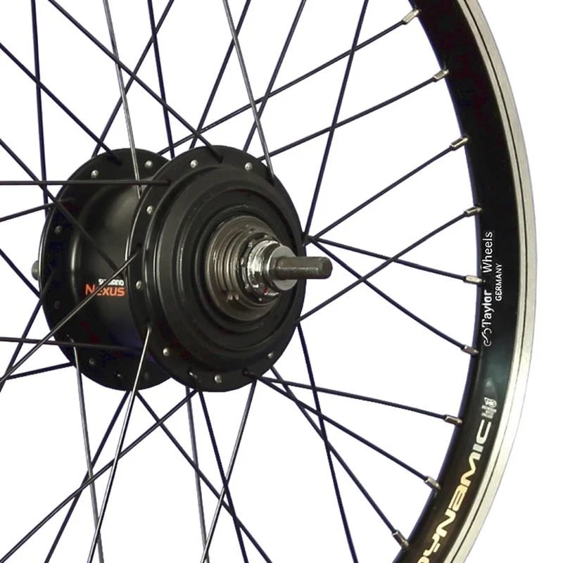 Laufrad 20 Zoll Hinterrad Hohlkammer Shimano Nexus 8 Gang Nabenschaltung schwarz - Bild 2 von 4