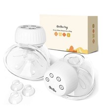 New BIOBOO Hug Double Wearable Breast Pump- 24mm, 2 Pack Model: TM-808 Sealed
