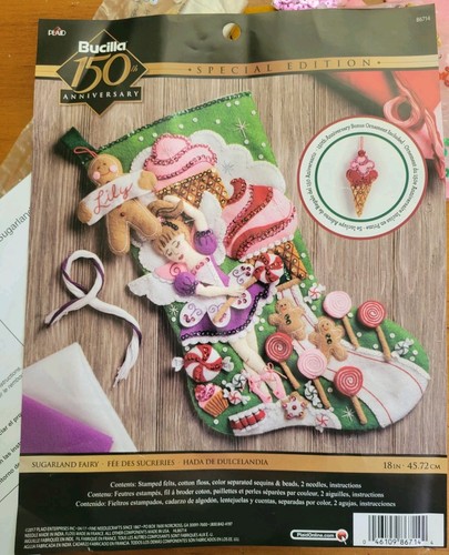 Bucilla 150th Anniversary Bonus Ornament From Sugarland Fairy Stocking Kit
