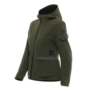 Dainese Ladies Motorcycle Waterproof Jacket Centrale Abshell Pro Jacket Green