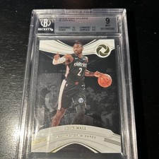 2019-20 Panini Opulence /39 John Wall #2 Gold Prizm BGS 9 Mint SP