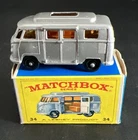 Vintage Matchbox Lesney #34C VW Volkswagen Camper Van 1968