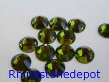 SS20 OLIVINE GREEN Swarovski HOTFIX European Rhinestones 72 pcs
