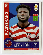 2026 WORLD CUP FIFA 3R #170 PATRICK AGYEMANG USA Soccer Team Sticker