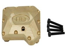 HRATRXF12CH01 70G BRASS HEAVY METAL AXLE DIFFERENTIAL COVER FOR TRAXXAS TRX-4
