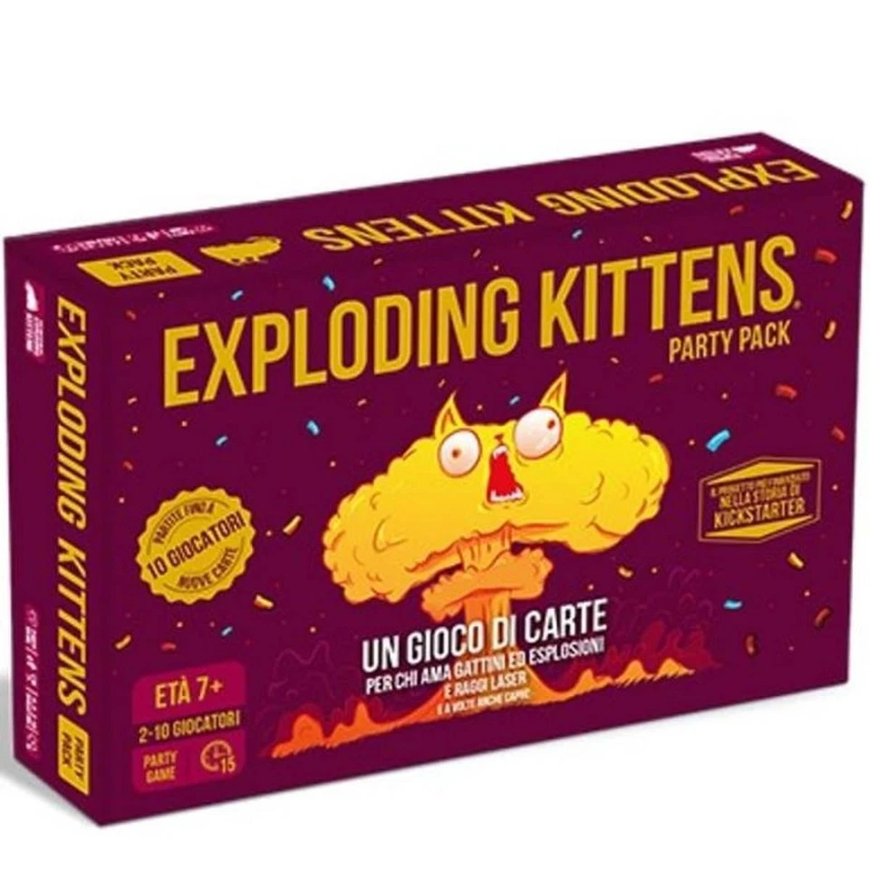 Exploding Kittens: Party Pack - Nuova Versione Asmodee ITA