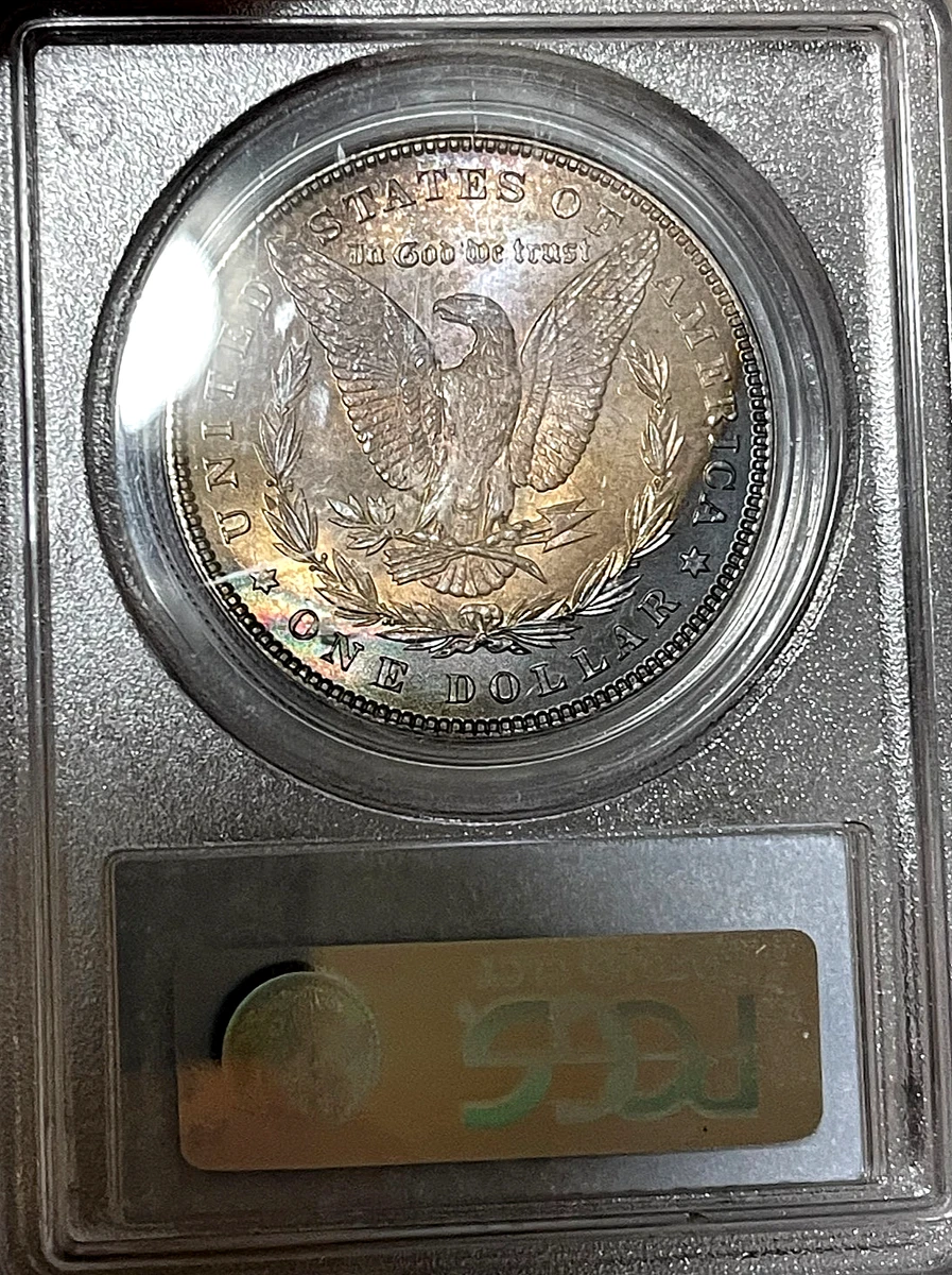 PCGS Certified MS 65 Graded 1885 Year Morgan US Dollars (1878-1921