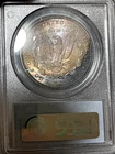 1885 Morgan Silver Dollar PCGS MS65 Beautiful Rainbow Toning Reverse!