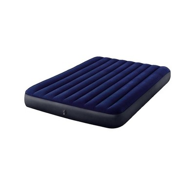 Intex DuraBeam Classic Downy Luftmatratze 152x203 cm 2-in-1 Ventil Blau