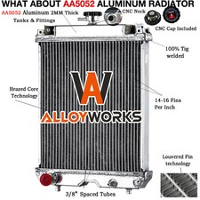 #RC411-42300 Radiator For Kubota Excavator U35-S2 U35S KX91-3 KX91-3S KX91-3S2