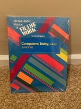 Vintage Limited Version of Framework Program NOS Computers Today Sanders