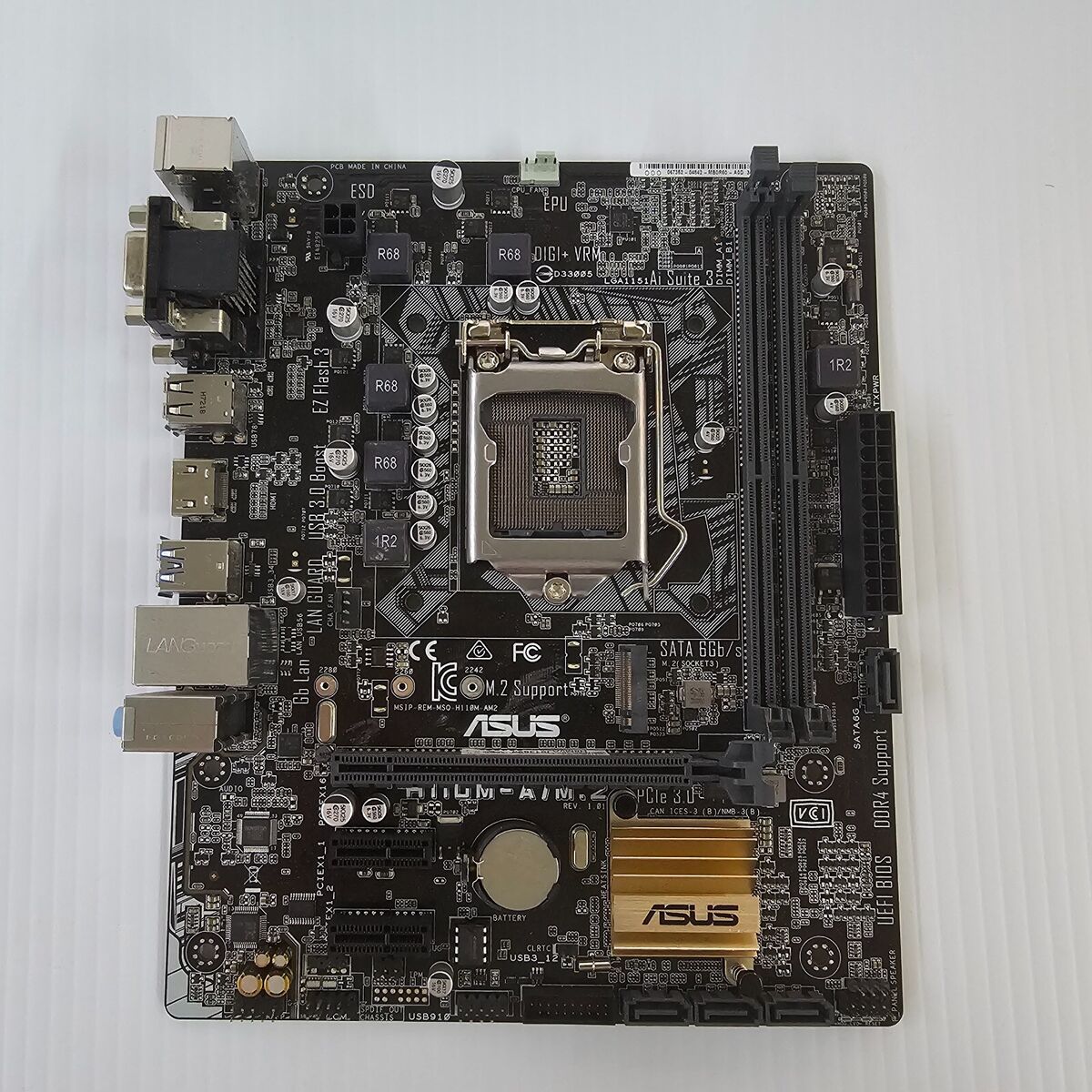 ASUS H110M-A/M.2 Intel H110 HDMI SATA 6Gb/s USB 3.0 Micro ASUS H110M-A/M.2 Intel H110 HDMI SATA 6Gb/s USB 3.0 Micro