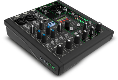 Mackie ProFX6v3+ 6-Channel Analog Mixer With Enhanced FX, USB Recording Modes