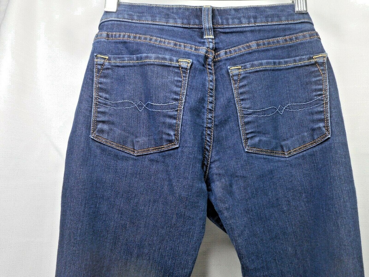 Jean Lucky Brand Bleu Délavé Pour Femme Junior - Taille 4/27 - Coupe Flare Stretch Doux