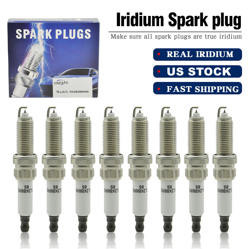 8x A0041598103 Iridium Spark Plugs ZR6SII3320 For Mercedes Benz G63 GLE350 SL550