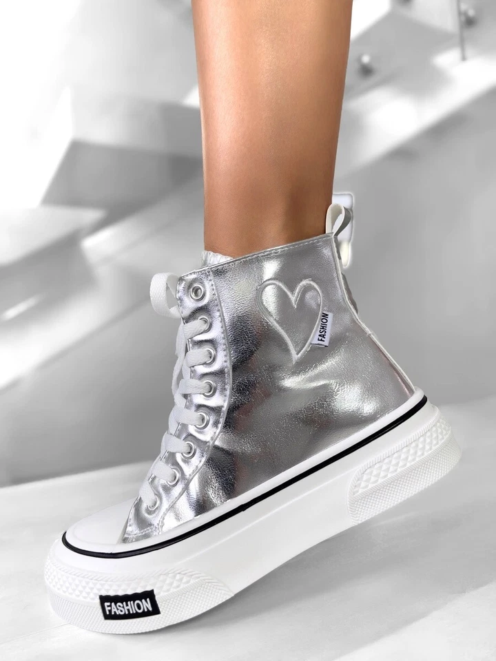 Seastar Original Iconic Zapatillas altas Botas Plata 38 - Imagen 2 de 4