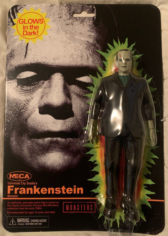 NECA UNIVERSAL CITY STUDIOS FRANKENSTEIN'S MONSTER 8" TALL ACTION FIGURE 