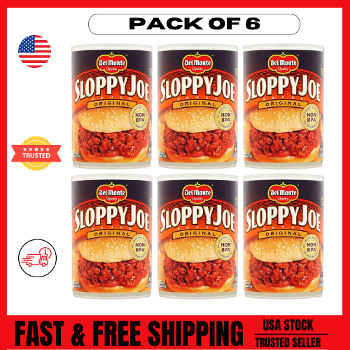 Del Monte Sloppy Joe Sauce Original 15 Oz, No Arificial Flavors (Pack