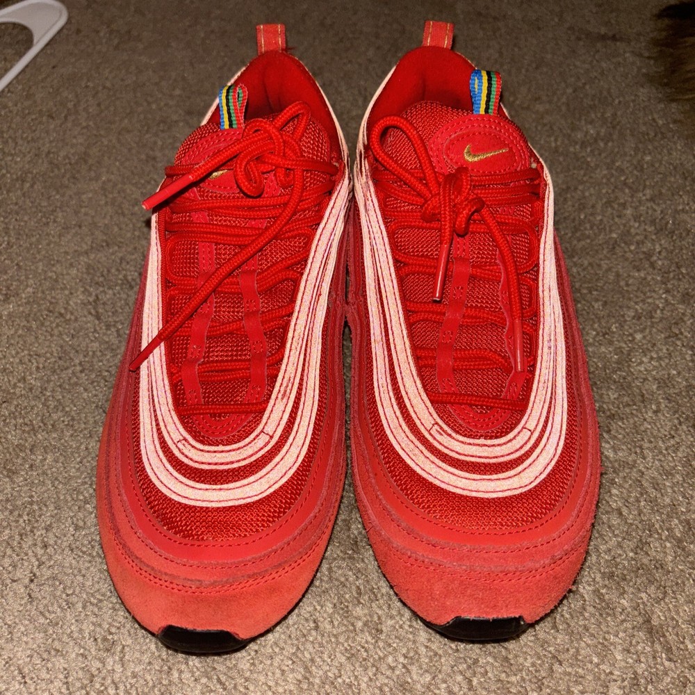 Nike Air Max 97 QS Olympic Rings - Size 8 Men / 10 Women Red