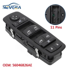 56046826AE Power Window Switch Front Left For Ram 1500 2500 2016-2018 Chrysler 