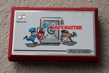 ebay® Auktion 167358689673 | NINTENDO SAFEBUSTER GAME & WATCH JB-63 1988 TOP MIT FACEPLATE FILM INTAKT Thumbnail of ebay® auction 167358689673 | NINTENDO SAFEBUSTER GAME & WATCH JB-63 1988 TOP MIT FACEPLATE FILM INTAKT