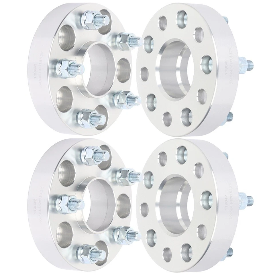 4x 1.25" 5x4.5 Hubcentric Wheel Spacers For Honda Accord EX EX-L LX LX-S Touring - Image 2 of 4