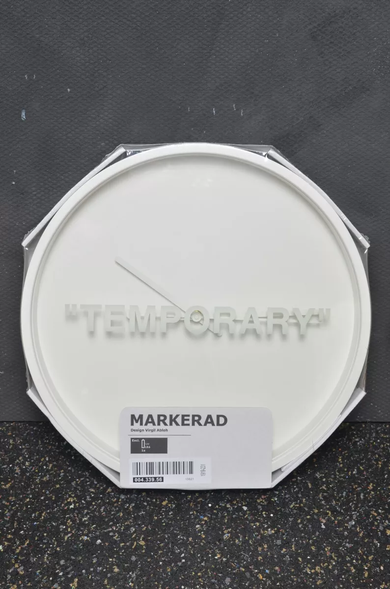 Markerad ikea top off white
