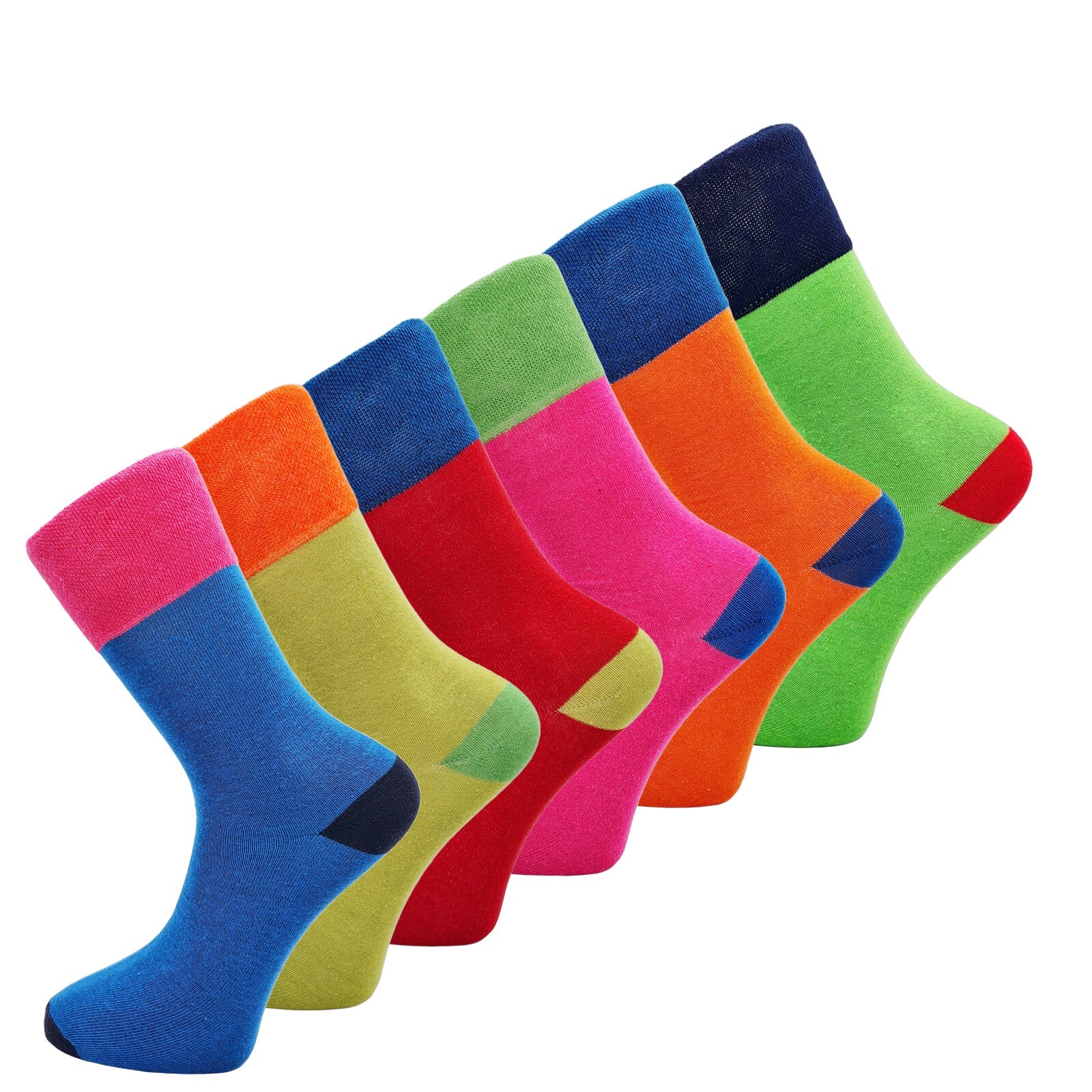 6 Paar Nicht Elastische Diabetiker-Socken Für Herren, Leicht