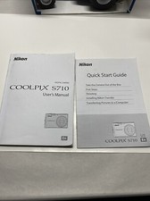 Nikon Coolpix S710 User's Manual/Quick Start Guide/Original And GOOD CONDITION