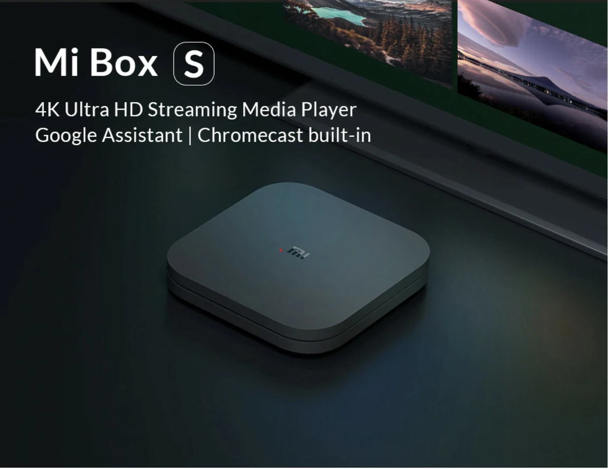 Xiaomi Mi Box S Streaming Media Player 4K Ultra + Free Mi