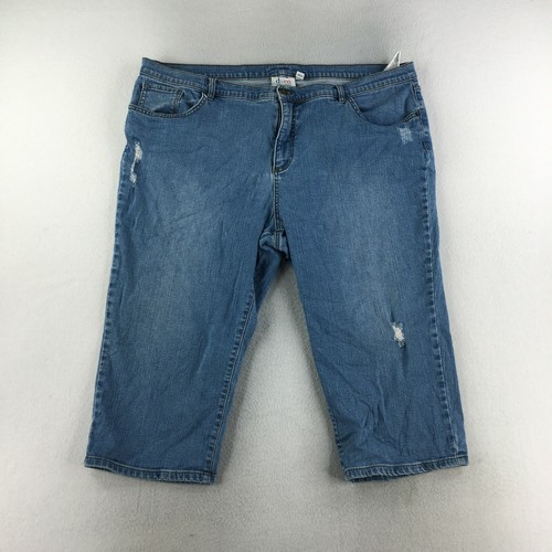 Denim \u0026 Co Jeans Womens 24W Capri Denim 