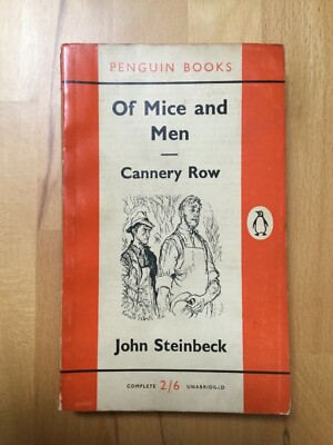 John Steinbeck: ''Of Mice and Men + Cannery Row'', Penguin Books 1957 paperback