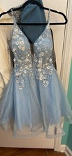 Baby Blue Prom Dress, Homecoming, School Dance, Etc.