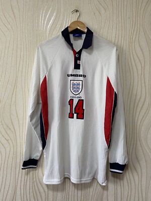 ENGLAND 1997 1998 HOME FOOTBALL SHIRT SOCCER JERSEY MATCH ISSUE