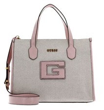 Image of GUESS G Status Compartment Tote Natural / Light Rose