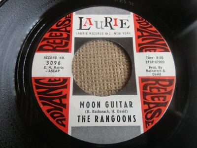 The Rangoons - moon guitar - My Heart Is A Ball Of String  Mint-  Laurie 3096 