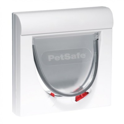 Petsafe Staywell magnetische 4-fach verriegelbare klassische Katzenklappe - inkl. 1 Schlüssel 932Ef