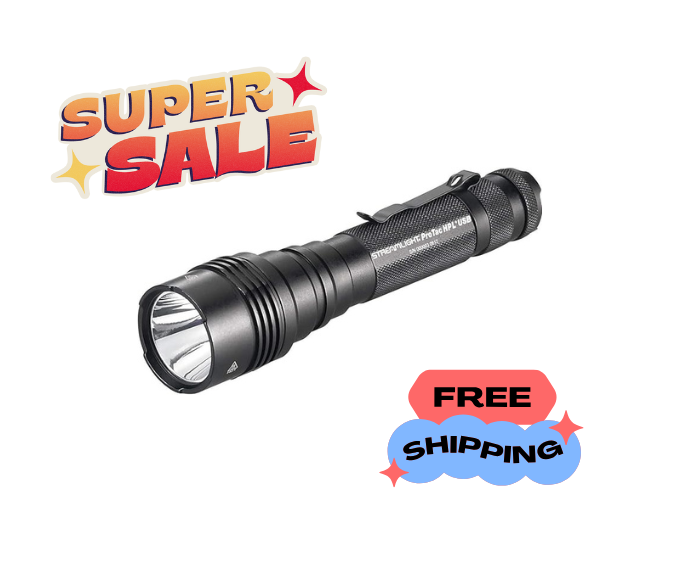88076 Protac HPL USB Flashlight, Tactical Long-Range Flashlight with 1000Lm A156