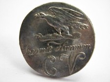 Culloden Volunteer Battalion pewter tunic button c.1800