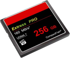 256GB CF Card, UDMA 160Mb/s, High-Speed for Photographers  Videographers