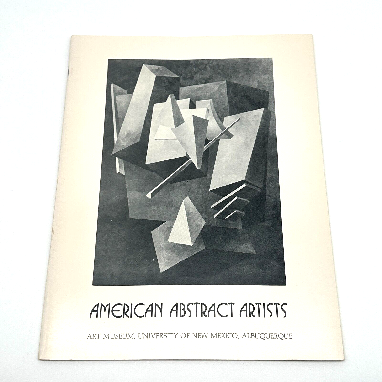 1977 American Abstract Artists Exhibition Catalog University of New Mexico RARE