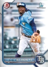 Alejandro Pie 2022 Bowman 1st Prospects Baseball MLB Card #BP-99 Tampa Bay Rays