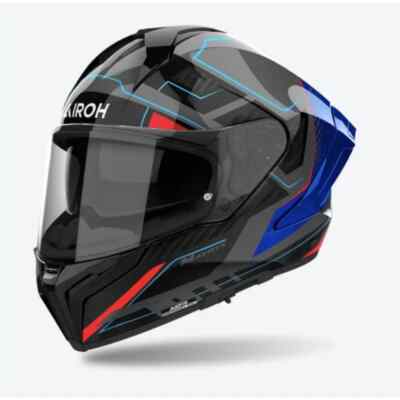 Airoh Matryx Rocket Full Face Motorcycle Helmet Red Blue Size L