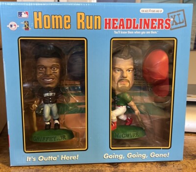 1998 MLB Home Run Headliners XL Ken Griffey Jr & Mark McGwire NIB