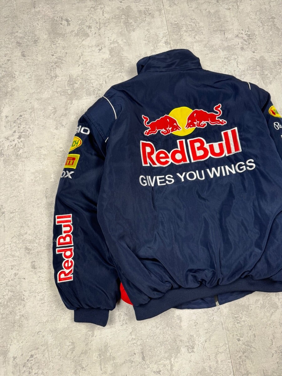 Red Bull INFINITI ジャケット Vintage Red Bull Infiniti F1 Nascar Embroidered Blue Racing