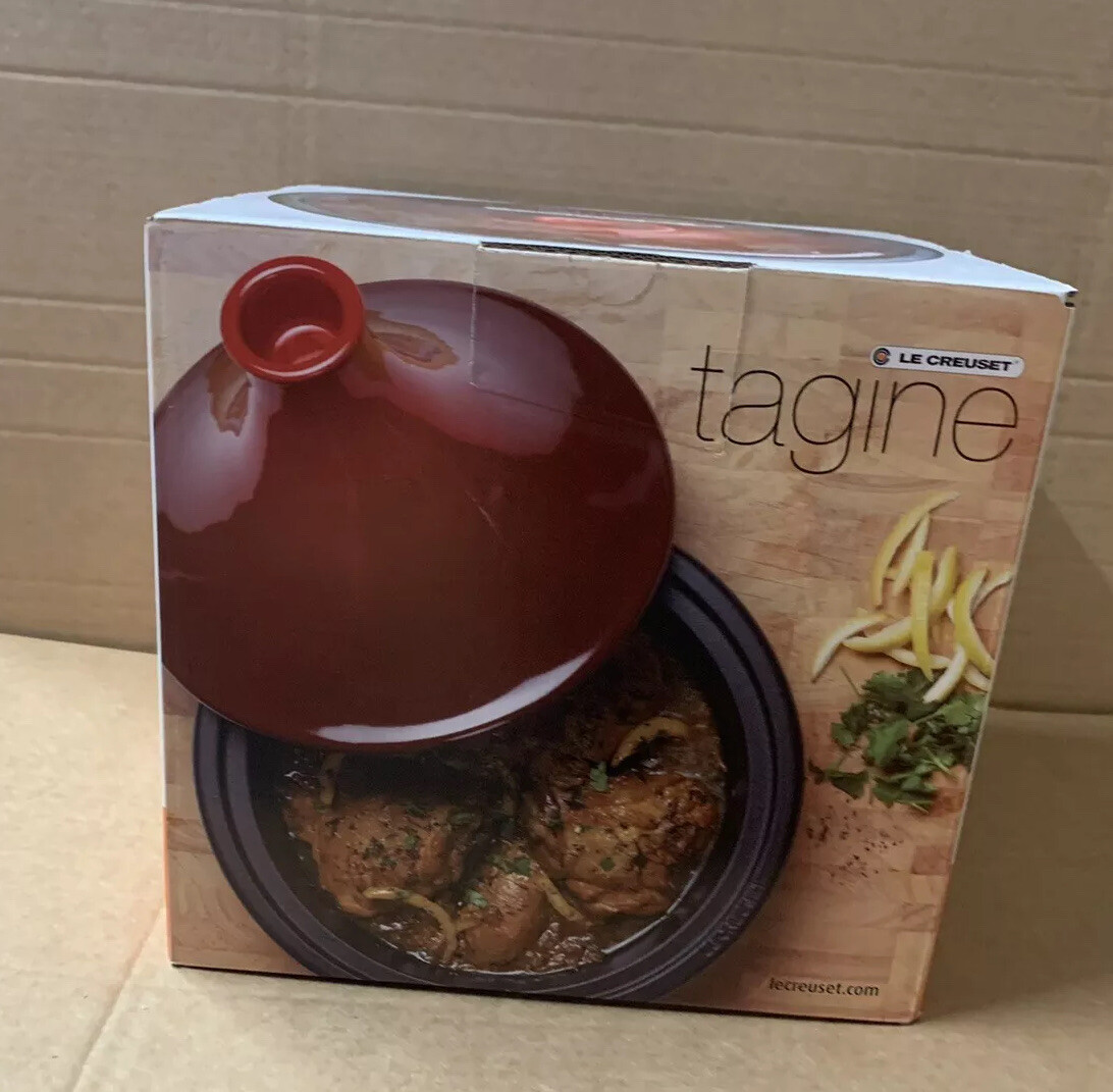 Le Creuset Cast Iron and Stoneware Tagine - 27cm DUNE (New) | eBay