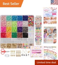 Ultimate DIY Bracelet Making Kit - 5000 Pieces for Creative Kids Age 6-13